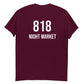 818 Night Market Tee (White Logo)